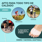 Almohadillas terapéuticas con separador de dedos PharmaToe™
