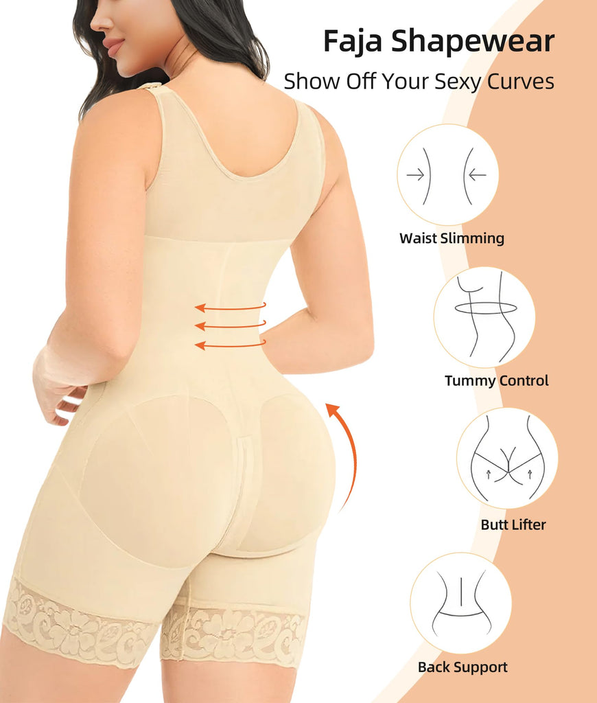 Body de compresión ultrafuerte para esculpir, contornear y dar forma