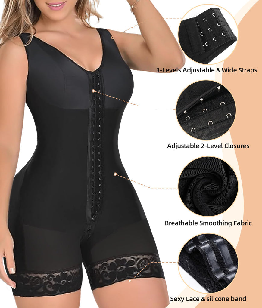 Body de compresión ultrafuerte para esculpir, contornear y dar forma