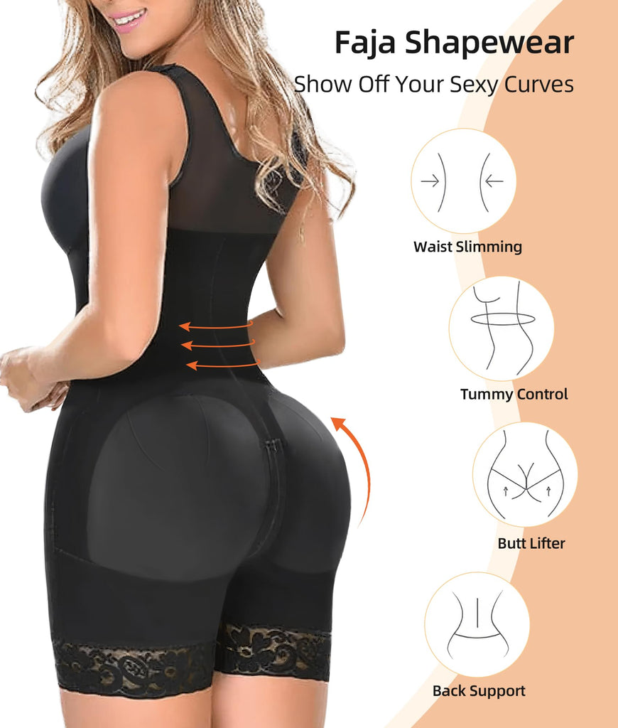 Body de compresión ultrafuerte para esculpir, contornear y dar forma