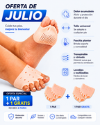 Almohadillas terapéuticas con separador de dedos PharmaToe™